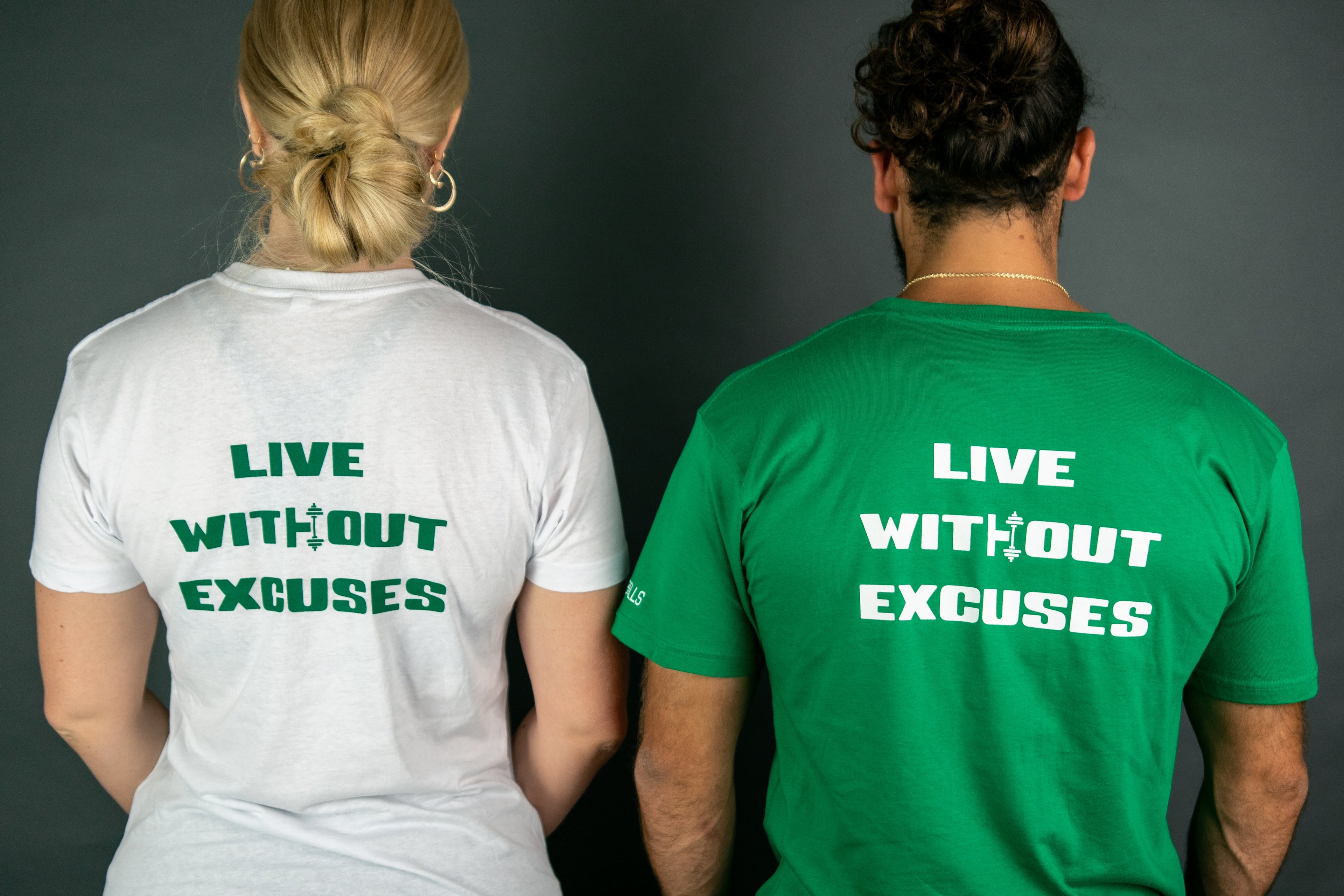 "LIVE WITHOUT EXCUSES" Muscle Defined T-Shirt